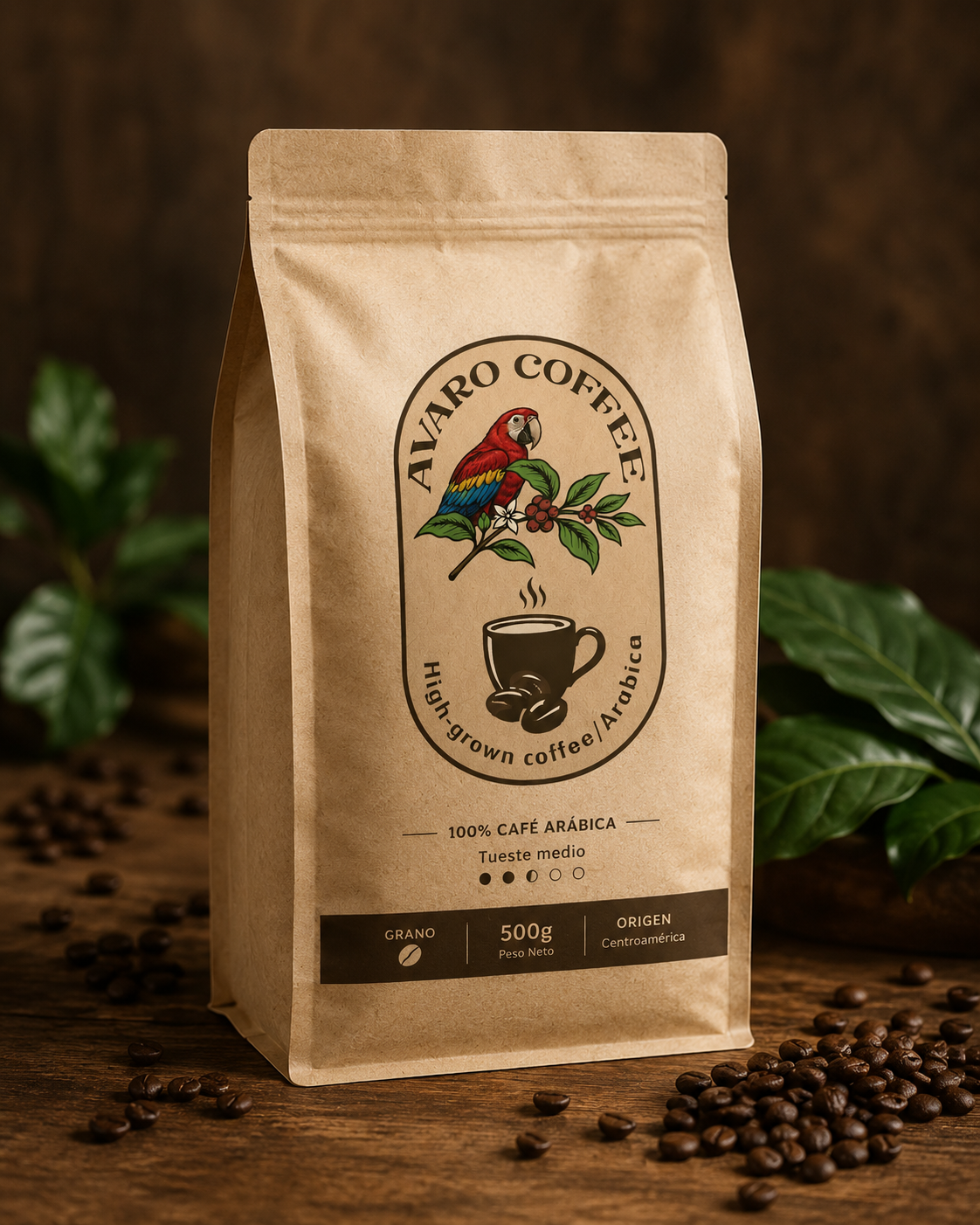Kilimanjaro Kaffee Crema – Bohnen – 100 % Arabica